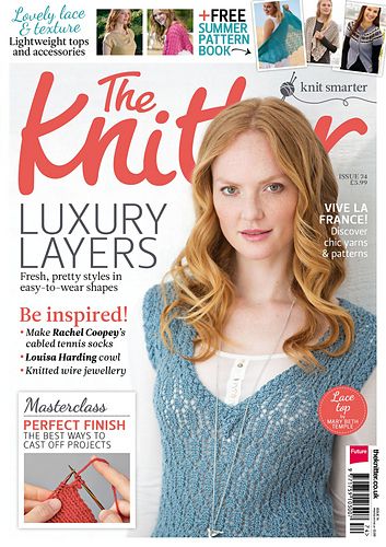 Summer Knitting Patterns, Knitted Wire, The Knitter, Knitting Machine Patterns, Crochet Magazine, Book And Magazine, Knitting Magazine, Chic Pattern, Knitted Wit