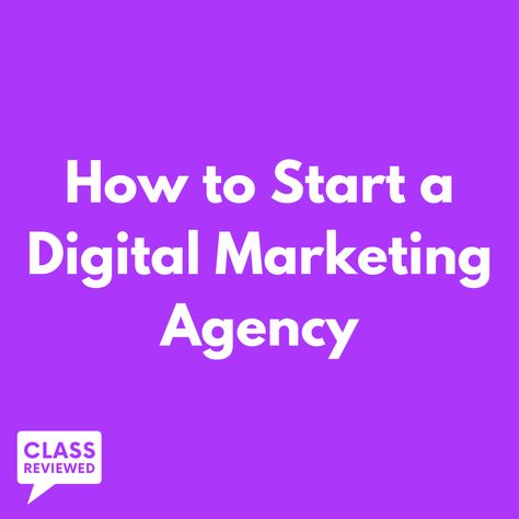 How to Start a Digital Marketing Agency ❤️ #ClassReviewed #SMMA #MarketingAgency How To Start A Marketing Agency, Smma Agency Website, Digital Marketing Agency Content Ideas, Starting A Digital Marketing Agency, Digital Advertising Agency, Advertising Methods, Traditional Advertising, Best Online Courses, Why Digital Marketing Is Important