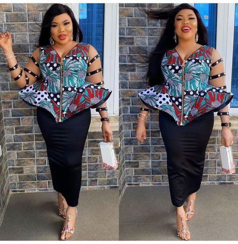 20 Pictures – Owambe Ankara Skirt And Blouse Fashion Styles – OD9JASTYLES Latest Ankara Gown Styles 2020, Ankara Peplum Blouse, African Print Peplum Top, Latest Ankara Gown Styles, Newest Fashion Trends, Ankara Skirt And Blouse, Best African Dresses, Ankara Gown Styles, Ankara Skirt