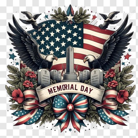 memorial day Transparent Image, Png Transparent, Free Png, Png Image, Memorial Day, Png Images, Graphic Resources, Free Download, For Free