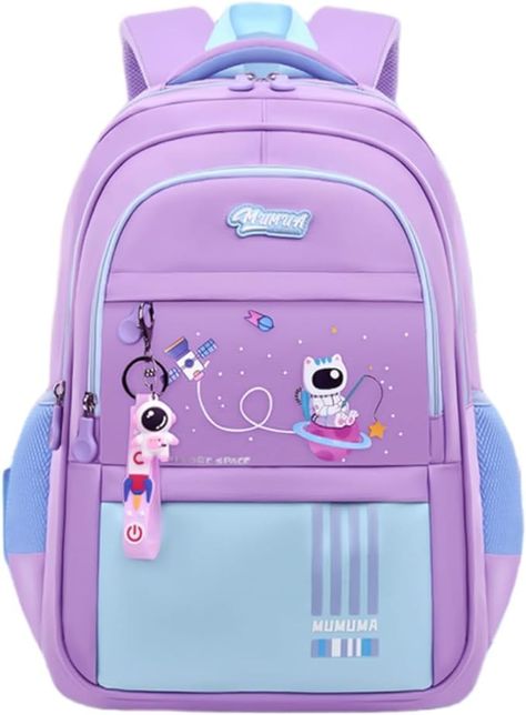 Amazon.com | MITOWERMI Astronaut-space Kids Backpack for Girls Elementary Middle School Backpack Book Bags for Girls Lightweight Back Pack Purple | Kids' Backpacks Middle School Backpack, Space Kids, School Must Haves, Clear Backpack, Astronaut Space, Book Bags, Kids Backpack, School Bags For Girls, Boys Backpacks