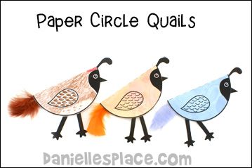 Quail Craft, Letter Q Crafts, Moses Bible, Sunday School Projects, Kids Sunday School Lessons, Paper Circle, Circle Crafts, Quails, Kids Bible