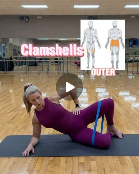 Danica Osborn on Instagram: "Sometimes I get requests for thigh workouts! I am happy to bring you some inner and outer thigh exercises you can do to strengthen your hips, quads, and thighs.  But, I feel like I would do you a disservice if I lead you to believe you can target specific areas of your body to reduce fat. We can, however, build strength; muscles are super at burning calories and aiding in fat loss, both during and after exercise.  So grab a band! And run through these exercises, 10 reps, 2x through.  #innerthighworkout #innerthighs #innerthighworkouts #saddlebags #outerthighworkout #thighexercises #thighworkout #bandedworkout" Outer Thigh Exercises, Outer Thigh Workout, Thigh Workouts, Outer Thigh, Thigh Workout, Burning Calories, After Exercise, Inner Thigh Workout, Build Strength