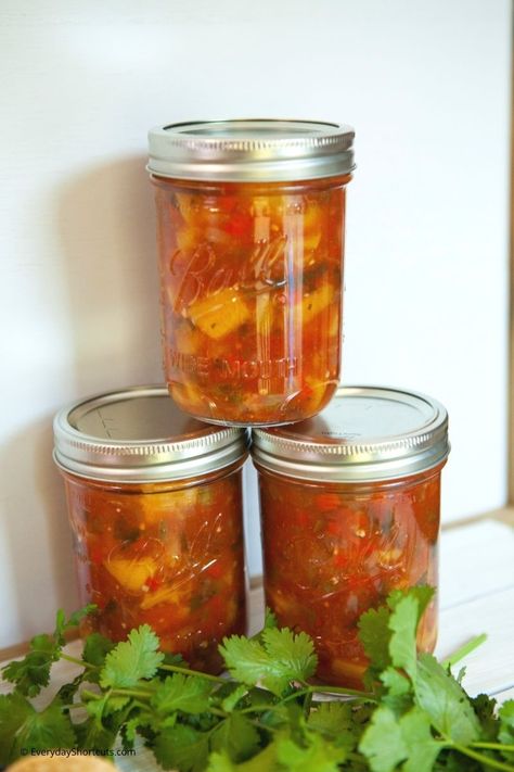 Canning Peach Preserves, Nectarine Salsa Canning, Peach Habanero Salsa Canning, Best Peach Salsa Recipe Canning, Peach Relish Recipe, Canned Peach Salsa, Peach Salsa For Canning, Pear Salsa Canning, Peach Tomato Salsa Recipe Canning