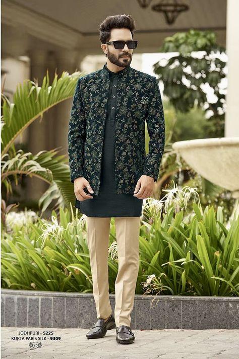 Sangeet Outfit For Men, Kurta Pajama For Wedding, Indowestern Outfits For Men, Jodhpuri Sherwani, Menswear Wedding, Men Sherwani, Suit For Men Wedding, Jodhpuri Suits For Men, Indian Wedding Clothes For Men