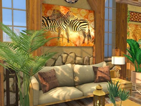 Sims 4 Zambia Living – CC here is a rustic living room for your Sims Filesize: 38 MB Author: Flubs79 #living_room #gaming #sims4 #furniture #sims #sims4cc Sims4 Furniture, Room Gaming, Sims 4 Cc Download, Rustic Living, Rustic Living Room, Sims 4 Cc, Zambia, Sims 4, Gaming