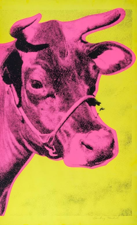 Andy Warhol | Cow | 11 | 1966 | Hamilton-Selway Andy Warhol Poster, Pop Art Andy Warhol, Art Andy Warhol, Andy Warhol Pop Art, Andy Warhol Art, Warhol Art, Screen Painting, Jasper Johns, 강아지 그림