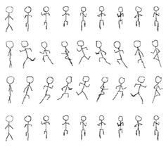 1000+ ideas about Stick Figure Animation on Pinterest | 3d ... Running Stick Figure Drawing, Stickman Flipbook, Stickman Drawing Stick Figures, Stick Man Animation, Stop Motion Drawing, Stickman Running, Stick Figure Running, Animation Stickman, Stickman Draw