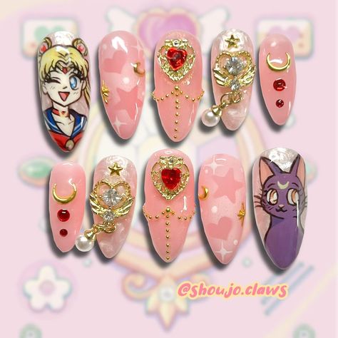 🌙💞 the one and only.. sailor moon~~ well well well… i’ve been doing this for whole two years and NEVER actually painted usagi 😭 i’ve done sailor venus before tho lol. i think i was just always nervous about actually doing sailor moon bc so many people have already made gorgeous sets 🥹 but im really proud of how these came out 💗💗 ⭐️ ATL GIRLIES: these will be available this sunday for purchase at @gurl2girl Women’s Makers Market at @bestendbrewing 2p-7p ! hope to see you there :D @haenails ... Well Well, Sailor Venus, So Many People, The One And Only, One And Only, Sailor Moon, See You, Nail Designs, Moon