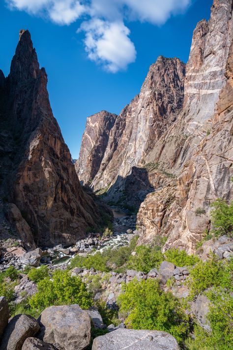 Best Hikes in Black Canyon of the Gunnison National Park Colorado Black Canyon Of The Gunnison, Gunnison National Park, Black Canyon, Road Trips, National Park, Colorado, Road Trip, National Parks, Hiking