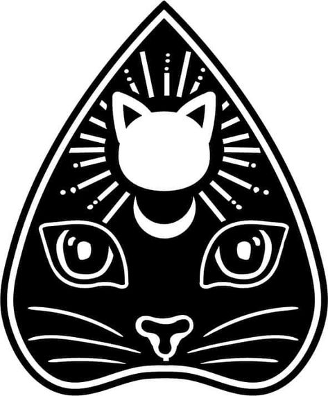 Cat Magic, Ouija Planchette, Idee Cricut, Image Svg, American Traditional Tattoo, Paper Envelope, Cricut Craft Room, Cricut Creations, American Traditional