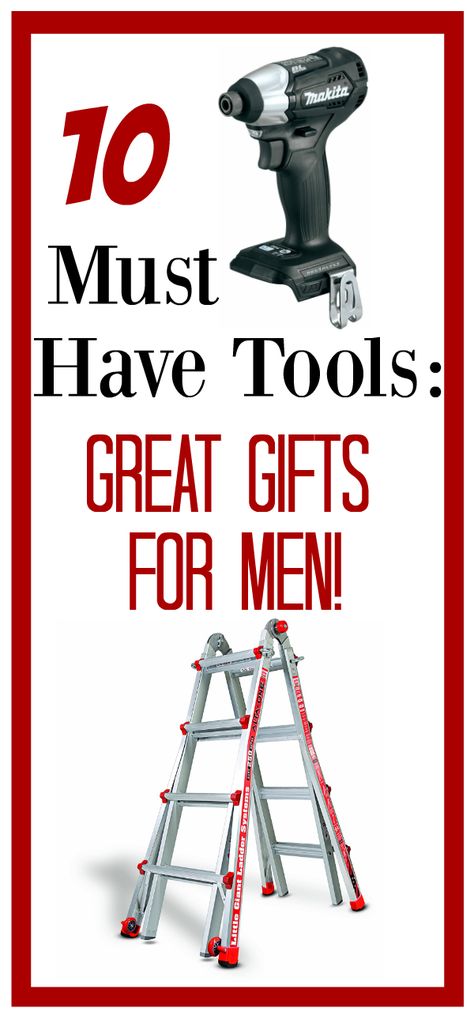 10 Must Have Tools-Great Gifts for Men – Fun-Squared Card For Boyfriend Diy, Ideas Birthday Card, Woodworking Gifts, Diy Fathers Day, Garage Gift, Card For Boyfriend, Birthday Cards For Boyfriend, Diy Gifts For Him, Boyfriend Diy