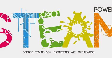 Last week, we hosted our first ever STEAM Night.  What is STEAM? STEAM stands for Science, Technology, Engineering, Arts and Math.   ... Steam Logo, Steam Classroom, Elementary Science Activities, Steam Ideas, Steam Science, Steam Projects, Steam Education, Easy Science Experiments, Stem Steam