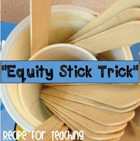 Mrs. Wheeler's First Grade Tidbits: Equity Sticks Equity Sticks, First Year Teacher, First Grade Ideas, Beginning Of School Year, Classroom Procedures, Classroom Management Ideas, Education Post, Organization And Management, Management Organization