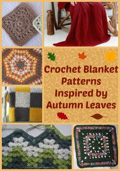 Crochet Blanket Patterns Inspired by Autumn Leaves Leaves Crochet Blanket, Autumn Crochet Patterns, Autumn Leaves Crochet, Crochet Afghan Patterns, Autumn Crochet, Crochet Holiday, Fall Crochet Patterns, Fall Crochet, Crochet Afghan Patterns Free