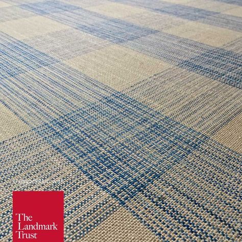 Hemsby Check in Monarch Blue is a large checked fabric Family Manor, Linen Upholstery Fabric, Curtain Lining Fabric, Curtain Headings, Cosy Living Room, Types Of Curtains, Curtain Material, Lined Curtains, Check Fabric