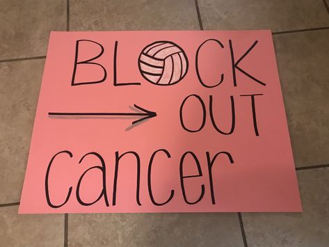 Pink Night Volleyball Posters, Pink Out Signs Volleyball, Volleyball Locker Decorations Diy, Cheer Signs For Volleyball, Pink Out Posters Basketball, Senior Volleyball Posters Ideas, Dig Pink Posters Volleyball, Pink Night Volleyball, Dig Pink Poster Ideas