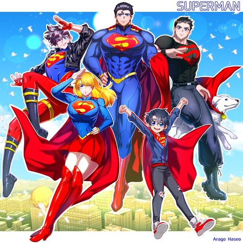 Superman Family Fanart, Kent Family, Dc Comics Facts, Super Family, Superman Family, Super Man, Marvel Superhero Posters, Hero Poster, Batman Funny