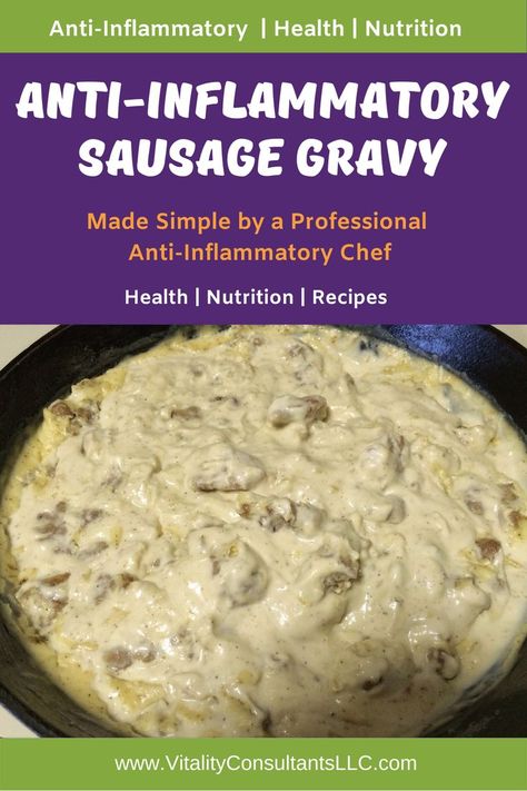 This delicious, creamy anti-inflammatory Sausage Gravy is made with just 6 ingredients. Prepare it for breakfast and check out our Classic Drop Paleo Biscuits too. Enjoy this naughty meal in a delicious healthier way! Sausage Gravy Breakfast, Paleo Biscuits, Healthy Biscuits, Paleo Menu, Biscuits Gravy, Sage Sausage, Drop Biscuits, French Dip, Sausage Gravy