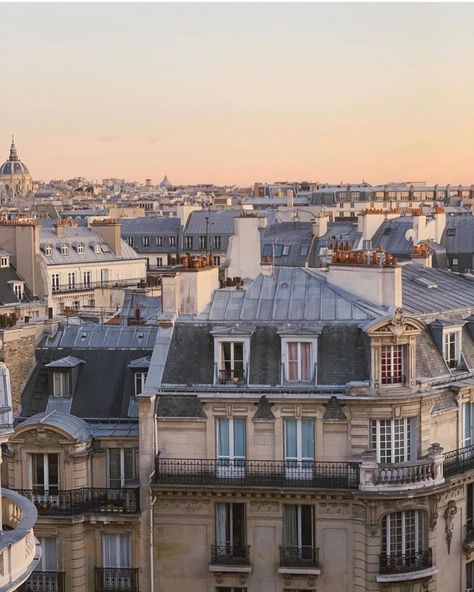 Rouje Paris, Paris Rooftops, Road Trip Places, France Aesthetic, Paris Vibes, European Aesthetic, French Architecture, Moving To Paris, City Aesthetic