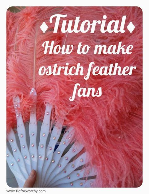 Tutorial - How to make ostrich feather fans Ostrich Feather Fan, Feather Fans, Feather Diy, Burlesque Costumes, Mermaid Design, Burlesque Costume, Diy Kostüm, Costume Tutorial, Party Costumes