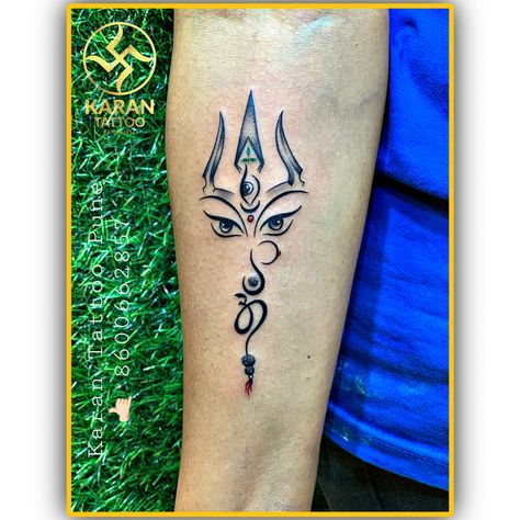 #durga Durga Tattoo Design, Durga Maa Tattoo, Maa Tattoo Designs, Delicate Tattoos For Women, Trishul Tattoo, Ma Tattoo, Krishna Tattoo, Circle Mehndi, Shiva Tattoo Design