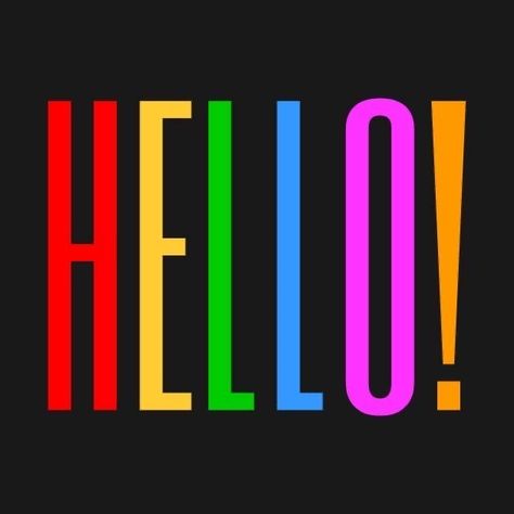 Hello Typography, Your Name Poster, Hello Word, Hello Design, Poster Text, Hello Greeting, Text Typography, Typography Graphic Design, Hello My Love