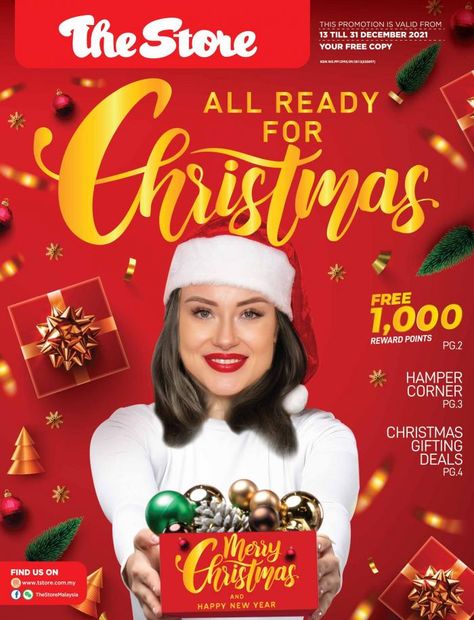 The Store Christmas Promotion Catalogue (13 December 2021 - 31 December 2021) 31 December, Member Card, Christmas Promotion, Christmas Hamper, Christmas Catalogs, 2023 Christmas, Gift Vouchers, The Store, Christmas And New Year