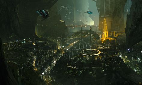 Even more SciFi wallpapers Alien City, Eclipse Phase, Secret Space Program, Cave City, Sci Fi Wallpaper, Sci Fi City, Underground Cities, Futuristic City, Future City