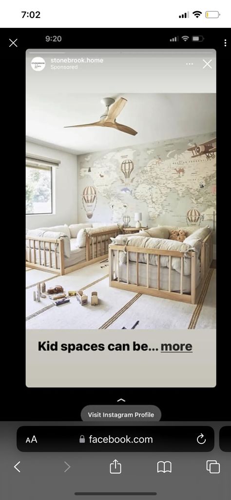 Nursery With Bed For Mom, Nursery With Bed, Toddler And Baby Room, Cool Kids Rooms, Nursery Room Design, Nursery Room Boy, Twin Bedroom, House Design Photos, Apartment Inspiration