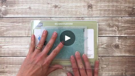 Big Shot Embossing Folder Tutorial with Printable Guide | Embossing folders are a quick and easy way to make an elegant card! ✨  👉 If you've got a Big Shot, here's a quick tutorial on how to use different... | By Jessica Taylor | Hi, I'm Jessica Taylor from Ink It Up with Jessica. com and in this video, I'm going to show you how to use different types of embossing folders with your Big Shot. Here's what you'll need. A Big Shot platform or a hinged multi-purpose platform open to tab one. Two clear cutting plates, one blue 3D embossing plate or at least four half sheets of card stock that are five and a half by eight and a half and your big shot. Of course, you can use embossing folders with other die-cutting embossing machines as well but today, I'm just going to show you how to use them w Embossing Machines, Elegant Cards, Embossing Folders, Big Shot, Embossing Folder, Emboss, Being Used, Different Types, How To Use