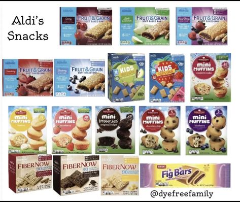 Aldi Dye Free, Dye Free Cake, Red Dye Free Foods, Dye Free Snacks, Kid Muffins, Dye Free Foods, Red Dye 40, Healthy Food Swaps, Food For Kids