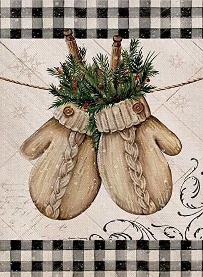 AmazonSmile : Hzppyz Merry Christmas Garden Flag, Home Decorative Gloves Xmas Outdoor Flag Sign, Rustic Burlap House Yard Garden Flag Vintage Winter Outside Seasonal Decoration Home Decor Flag 12.5 x 18 : Patio, Lawn & Garden Summer Garden Flags, Burlap Flag, Fall Garden Flag, Christmas Garden Flag, Flag Signs, Winter Mittens, Outside Decorations, Christmas Garden, Outdoor Flags