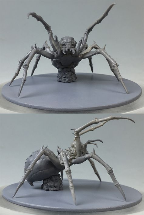 Spider Concept Art, Dnd Mini, Spider Legs, Giant Spider, Spider Art, Animal Bones, Comic Art Girls, Fantasy Creatures Art, Game Master