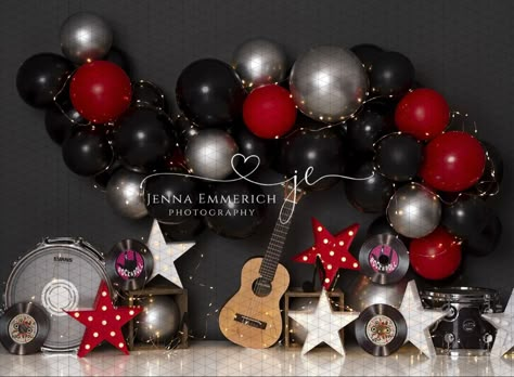 Rock N Roll Party, Rock Star Party, Our Birthday, School Of Rock, Dino Birthday, Rock Decor, First Birthday Photos, Christmas Room, Christmas Bundle