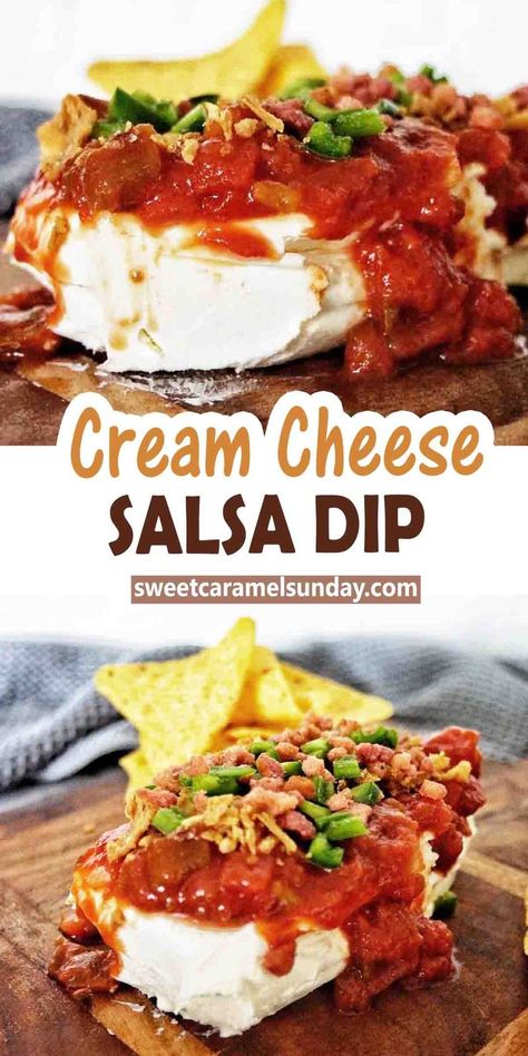 Cheese Salsa Dip, Cream Cheese Salsa Dip, Toasted Corn, Quick Salsa, Cream Cheese Corn, Cream Cheese Recipes Dip, Cream Cheese Appetizer, Cheese Dip Recipes, Cheese Chips