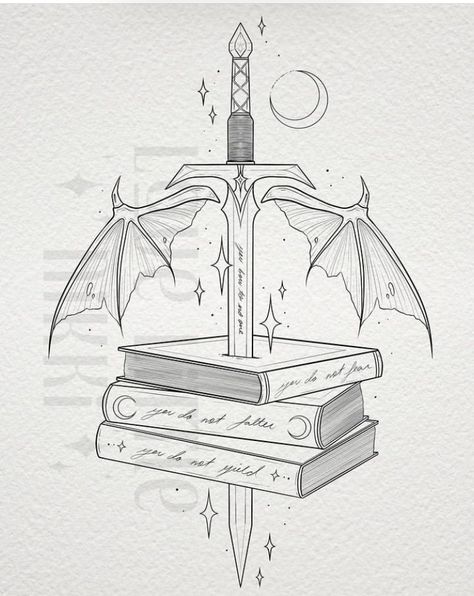 Book Inspired Tattoos, Nesta Archeron, Bookish Tattoos, Fantasy Tattoos, Inspired Tattoos, Book Tattoo, Desenho Tattoo, Book Drawing, Tattoo Design Drawings