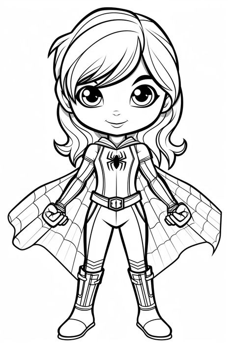 Free Coloring Page of Spiderman Spider Boy Spider Girl Free Printables – Bujo Art Shop Superhero Coloring Sheets, Ghost Spider Coloring Page, Spiderman Coloring Pages Free Printable, Spider Gwen Coloring Page, Coloring Pages Superhero, Coloring Superhero, Marvel Characters Coloring Pages, Printable Superhero Coloring Pages, Marvel Coloring Pages Free Printable