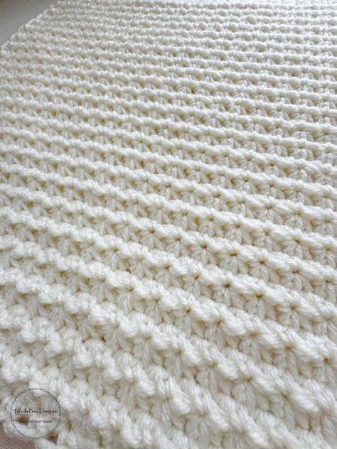 Crochet Trinity Stitch Free Tutorial - Blackstone Designs Crochet Patterns Crochet Trinity Stitch, Unique Stitches, Reversible Crochet, Trinity Stitch, Crocheted Afghans, Easy Crochet Baby Blanket, Crochet Motif Patterns, Herringbone Stitch, Crochet Lace Pattern