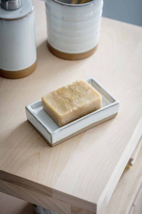 Hygge at Home: 9 Tips to creating a Hygge inspired bathroom Dimmable Light Switch, Hygge Design, Bathroom Soap Holder, Hygge Style, Wooden Bath, Mid Century Boho, Stone Bathroom, Ceramic Soap Dish, Home Decor Brands