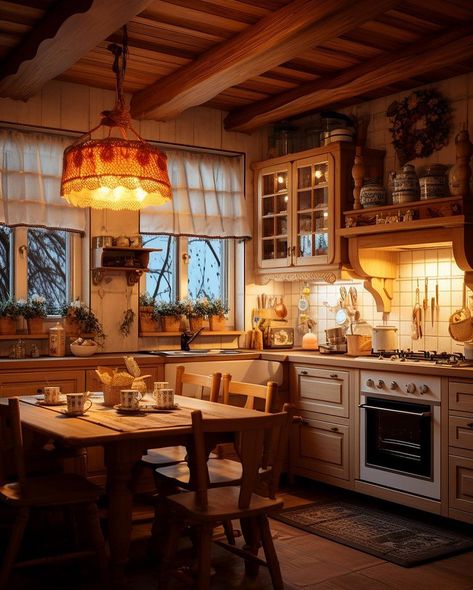 Country House Decor Kitchen, Farmhouse Cozy Living Room, Cozy Cottage Core Kitchen, Warm Cozy Apartment, Cozy Warm Home Aesthetic, Acnh House Interior Cottagecore, Kitchen Ideas Cozy, Cottegcore Interior Design, Cottage Core House Interior Acnh