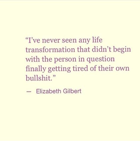 Elephant Journal on Instagram: “⁣⠀ "Remember to be good to yourself. Self-care or #maitri isn't about ego, but building the kind of empathy for yourself that will, if…” Elizabeth Gilbert Quotes, Be Good To Yourself, Celebrate Recovery, Life Transformation, Elephant Journal, Elizabeth Gilbert, Eat Pray, Eat Pray Love, Being Good