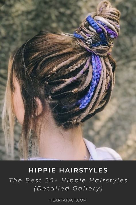 Not My Pic, Please Dm for Credit/Removal. Visit Heartafact.com for the best hippie hairstyles. Explore #hippieaesthetic with aesthetic hippie hair ideas- wraps, bandana, beaded, color ideas, hippie charms. Find boho braids, boho hairstyles, beaded hairstyles, fairy hairstyles, partial dreads, concert hairstyles, boho fulani braids, boho goddess braids hairstyles, boho twists & more cute easy hippie hairstyles for short, long, curly & medium hair #hippiecore #fairyhair #hippievibes #70saesthetic Half Dreaded Hair Hairstyles, Partial Locs Curly Hair, Partial Dreads With Bangs, Half Dreadlock Hairstyles, Half Dreads Half Normal Hair, Dread Updos For Women, Half Dreaded Hair Short, Partial Dreads Short Hair, Partial Dreads Curly Hair