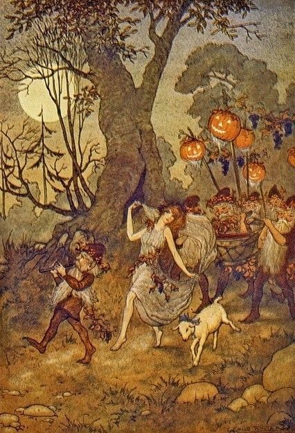 Vintage Halloween Cards, Vintage Halloween Art, Vintage Halloween Images, Halloween Illustration, Halloween Vintage, Halloween Images, Season Of The Witch, Halloween Pictures, The Fairy