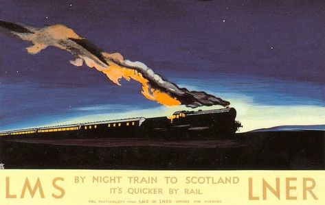 Steampunk Aesthetic, Train Posters, Night Train, Holiday Poster, Railway Posters, Train Art, Advertising Signs, Animation Background, Train Pictures