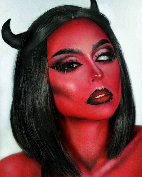 Stranger Things Makeup, Devil Makeup, Face Painting Halloween, Halloween Costume Outfits, Fantasias Halloween, Halloween 2022, Halloween 2023, Glam Makeup, Halloween Horror