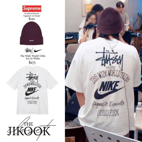 2024.06.07 | Agust D TOUR ‘D-DAY’ The Original DVD | Jungkook Wearing - Beanie by @supremenewyork - Tee by @stussy x @nike 📸 eong39 on X 🏷 Tags: #bts #jungkook #전정국 #btsjungkook #jeonjungkook #jk #supreme #stussy #nike #agustd #bangtan #bangtansonyeondan #btscloset #btsstyle #army #ootd #kpop #streetstyle #방탄소년단 #jikook #kookmin #thejikookcloset #kimnamjoon #kimseokjin #minyoongi #junghoseok #parkjimin #kimtaehyung Stussy Nike, Nike Stussy, Jungkook Funny, Mens Beanie, Agust D, Kpop Fashion Outfits, Kpop Fashion, Bts Jungkook, Beanie Hats