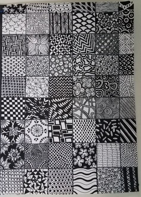 Zentangle Squares, Unique Zentangle Drawings, Pen Art Doodle, Sharpie Designs, Book Drawings, White Sharpie, Hand Doodles, Easy Doodle, Drawing Prompts