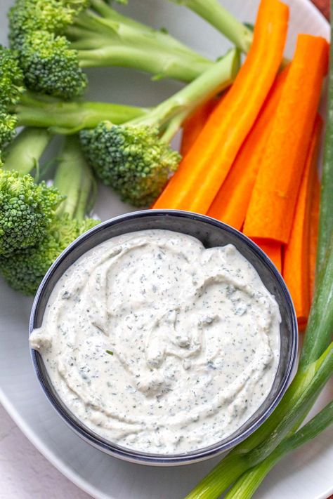 Ranch Dip For Veggies, Dip For Veggies, Dry Buttermilk, Homemade Ranch Dip, Homemade Ranch Seasoning, Vegetable Dip, Buttermilk Ranch, Kettle Chips, Ranch Dip