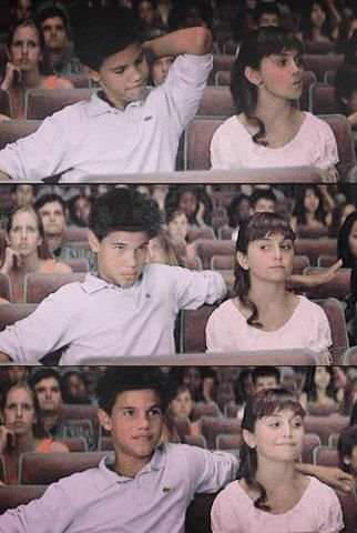 smooth lol ;) Film Romance, Cheaper By The Dozen, Baby Taylor, I Love Cinema, Taylor Lautner, The Twilight Saga, Divergent, Jurassic World, Cute Couples Goals